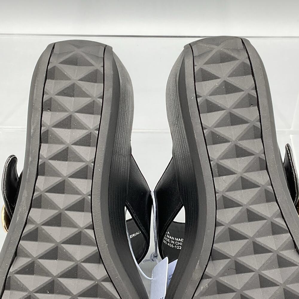 NEW Aerosoles Women’s Izola Wedge Sandals Black Size 6.5M - Picture 10 of 11